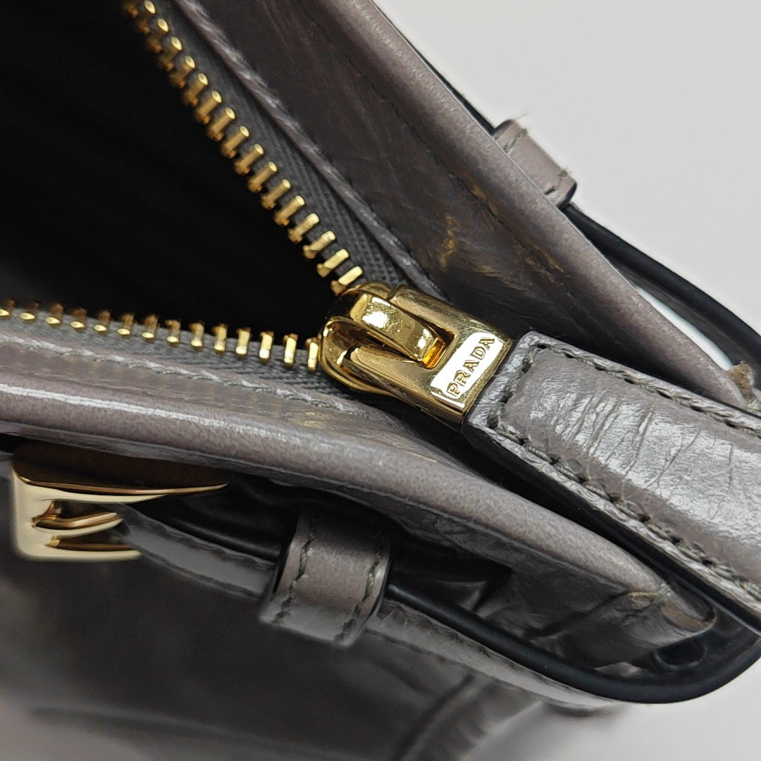 Bonnie Small Quilted Calfskin Gray