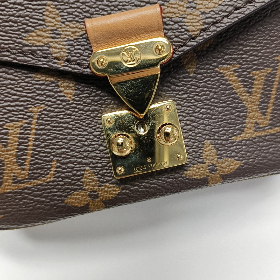 MÉTIS Micro Monogram Coated Canvas Brown