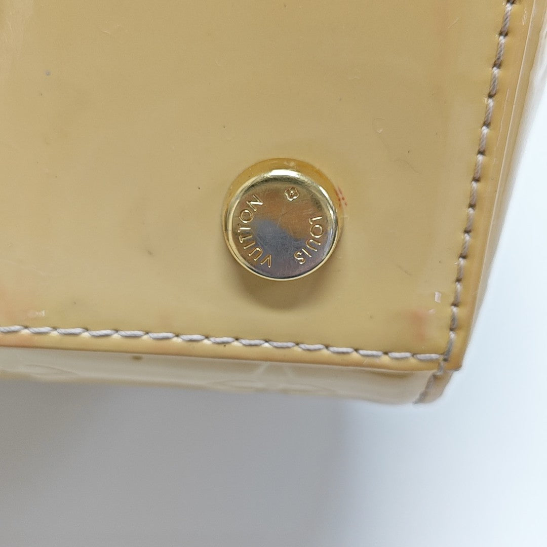 BREA MM Monogram Patent Leather Yellow