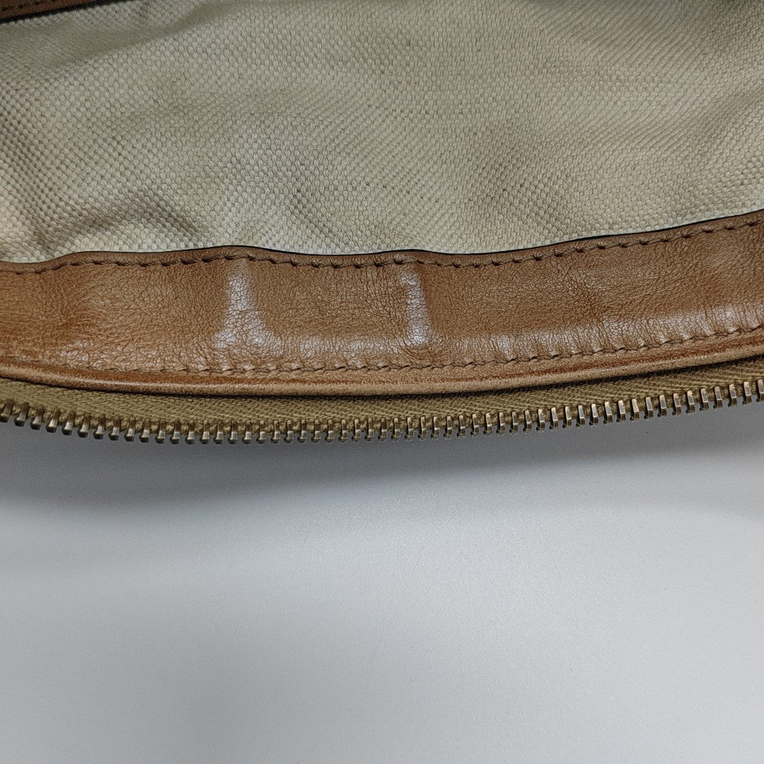 Rania Monogram Canvas Beige