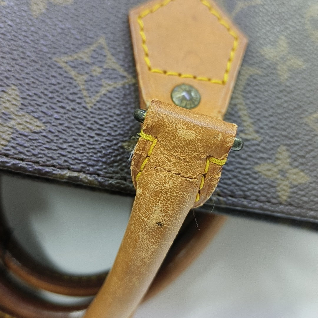 SAC PLAT GM Monogram Coated Canvas Brown