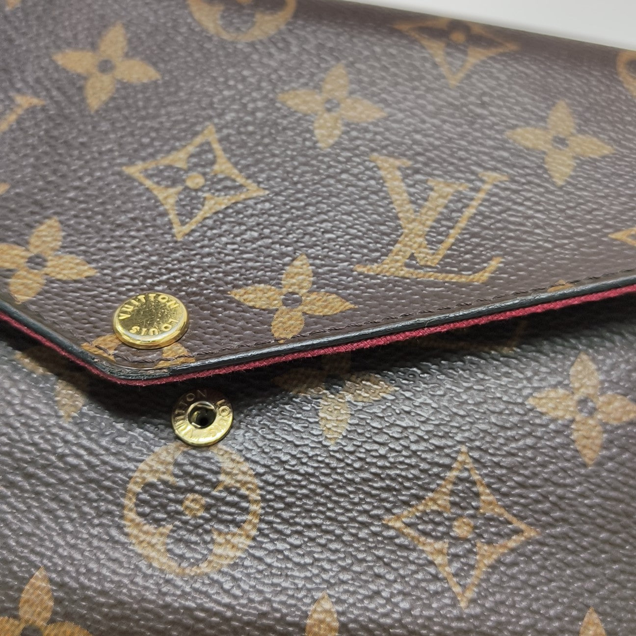 FÉLICIE Monogram Coated Canvas Brown