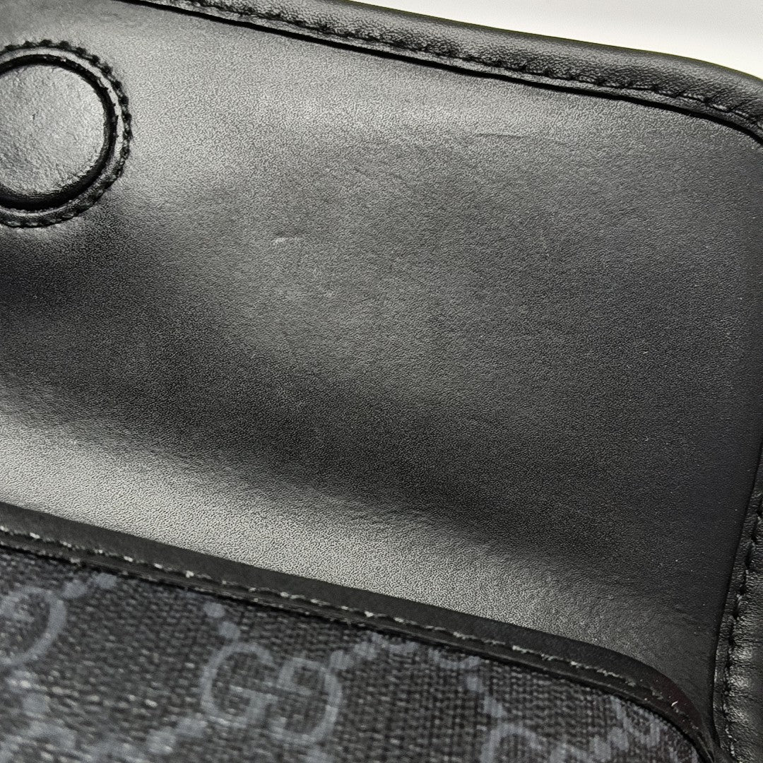 Neo Vintage Monogram Coated Canvas Black
