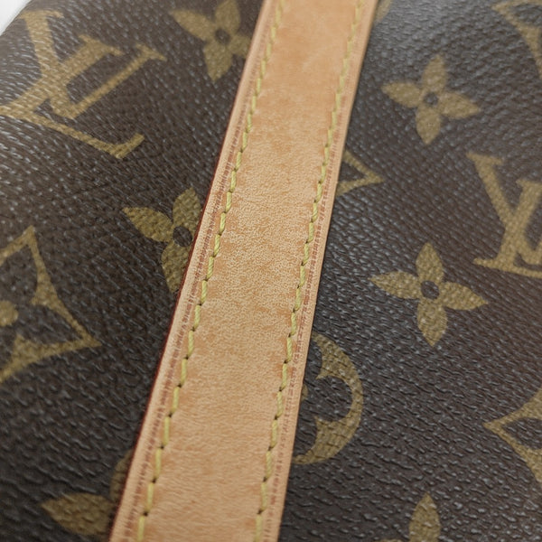 STRESA Monogram Coated Canvas Brown