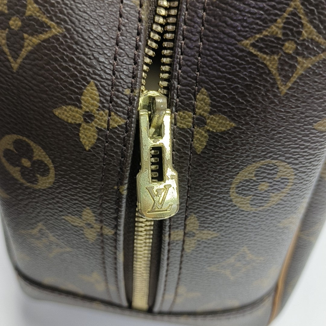 DEAUVILLE Monogram Coated Canvas Brown
