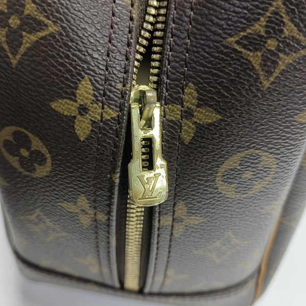 DEAUVILLE Monogram Coated Canvas Brown