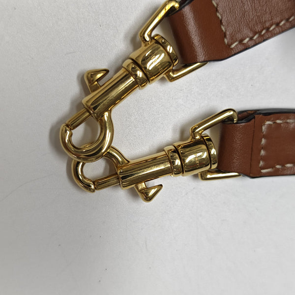 TRIOMPHE CANVAS Mini Coated Canvas Brown