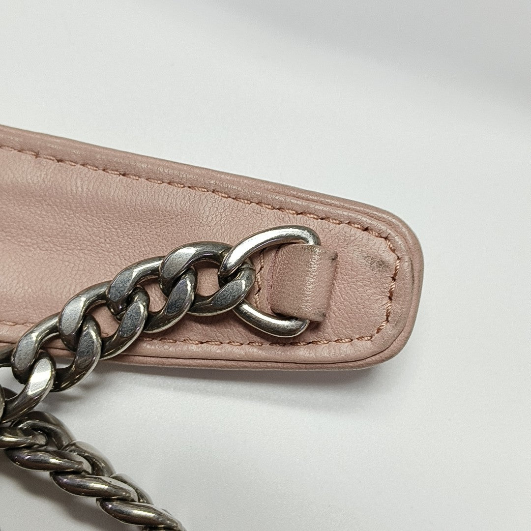 Miu Lady Quilted Lambskin Pink