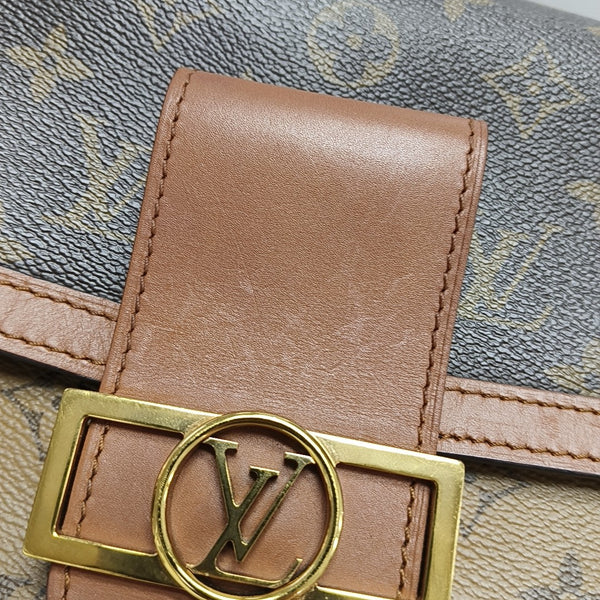 DAUPHINE MM Monogram Coated Canvas Brown
