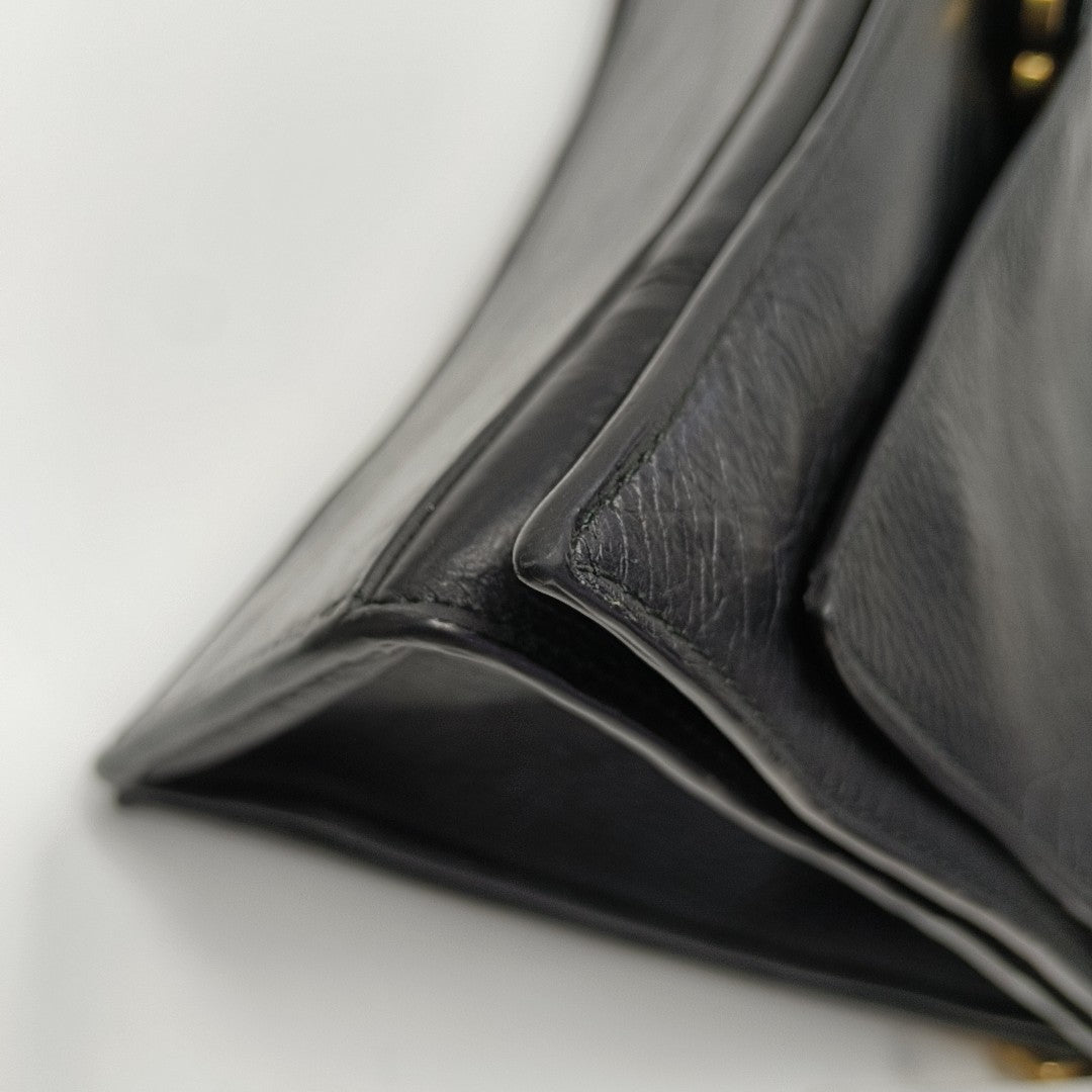 Crush Medium Calfskin Black