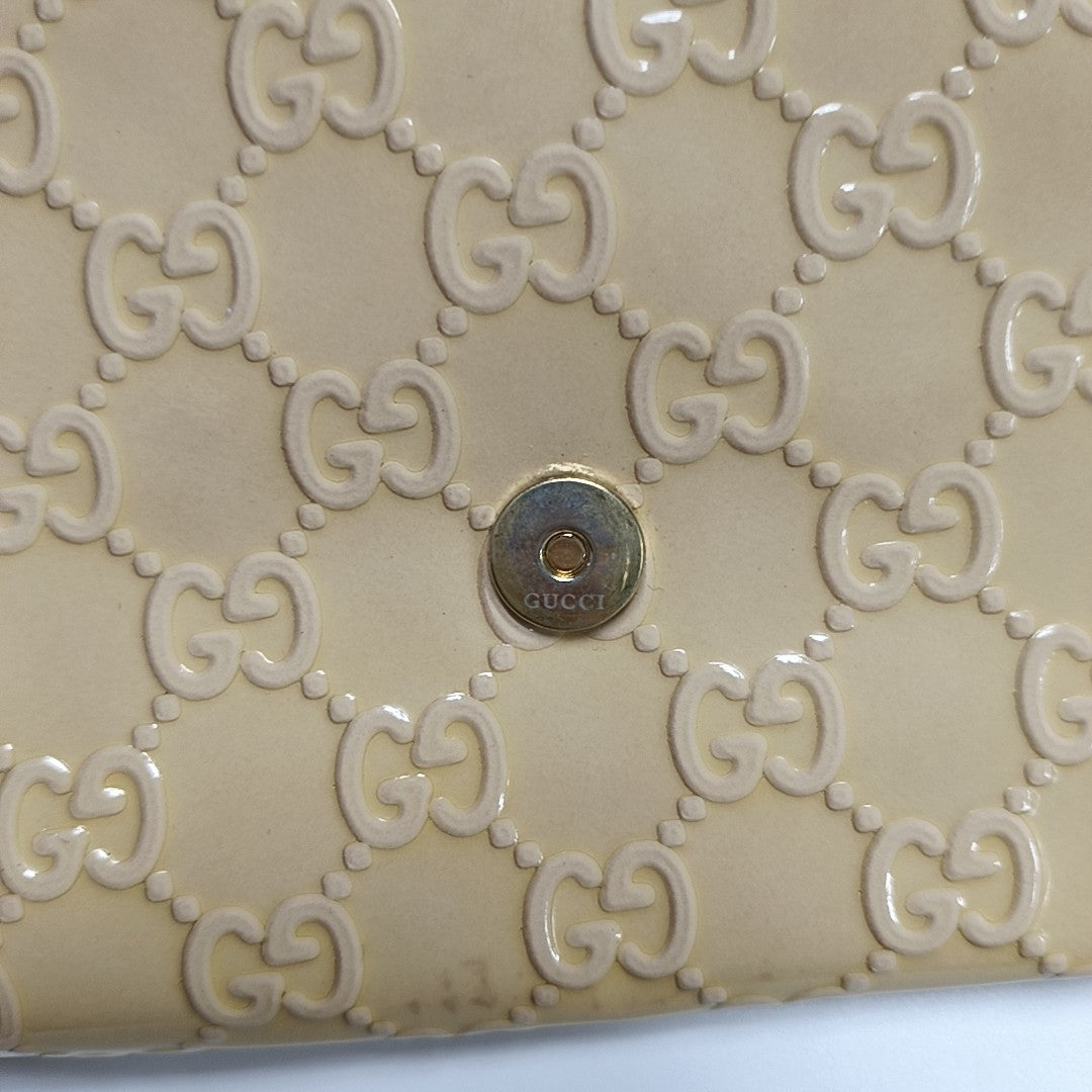 Monogram Patent Leather Beige