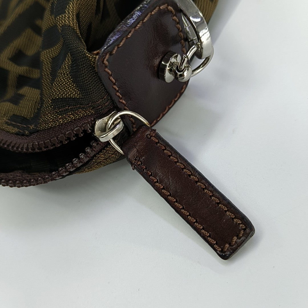 Canvas Clutch Brown