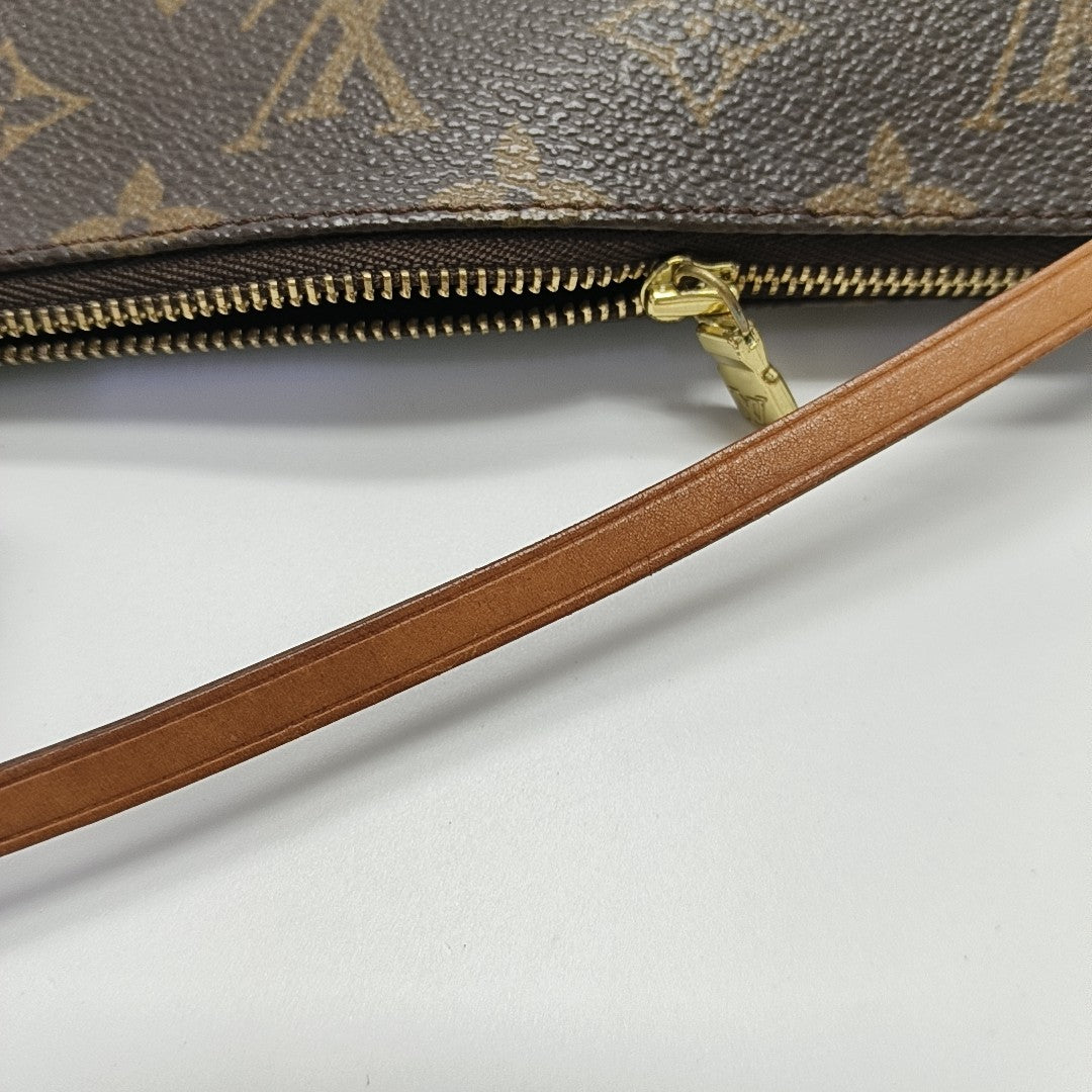 ACCESSOIRES Monogram Coated Canvas Brown