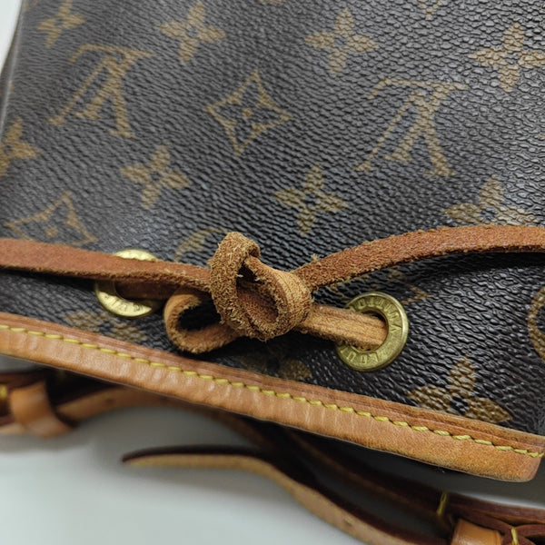 NOÉ BB Monogram Coated Canvas Brown