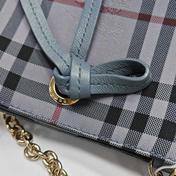 Canvas Bucket Bag Blue