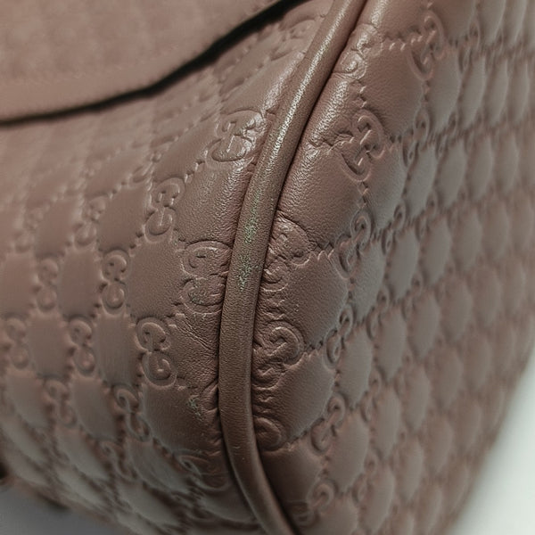 Microguccissima Monogram Calfskin Beige