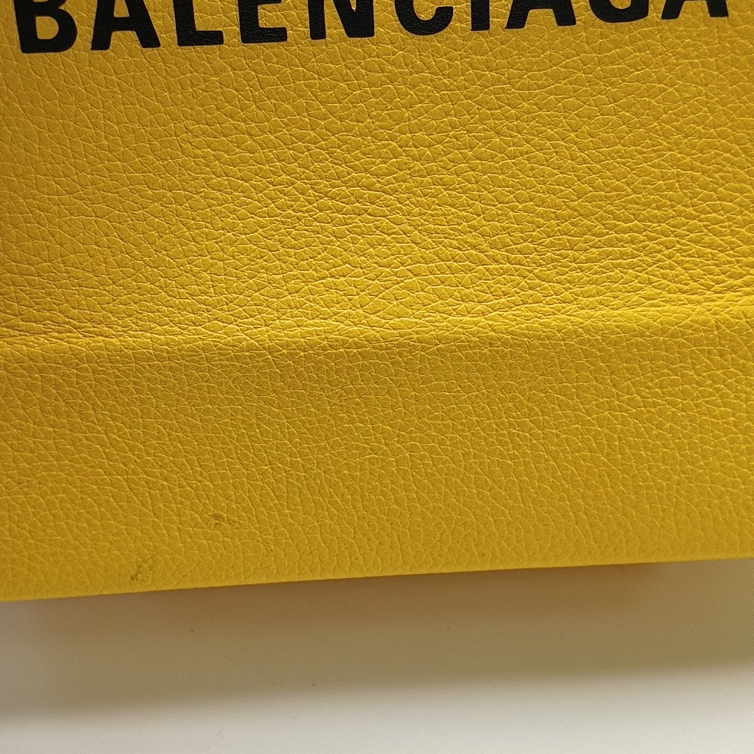Shopping Bag Super Mini Calfskin Yellow