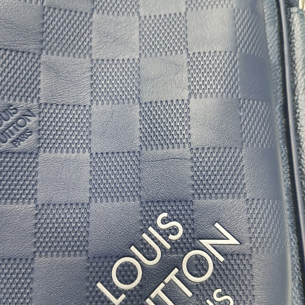 OUTDOOR Damier Coated Canvas Blue