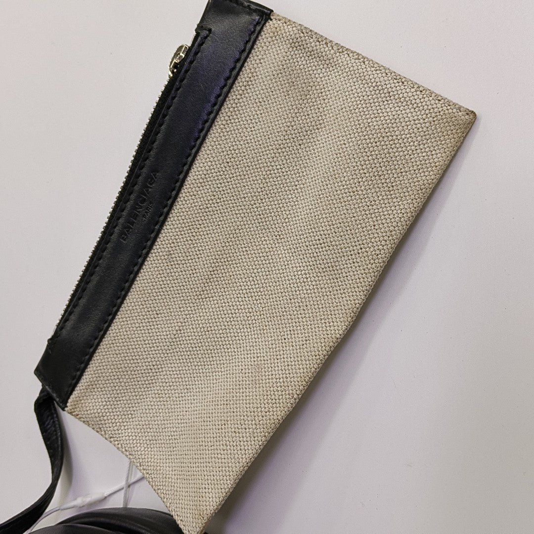 Navy Mini Canvas White