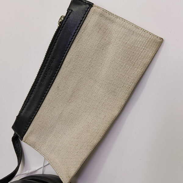 Navy Mini Canvas White