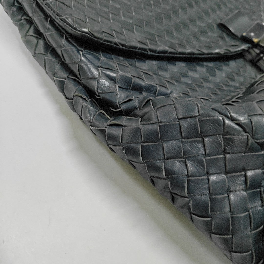 Calfskin Top Handle Bag Blue