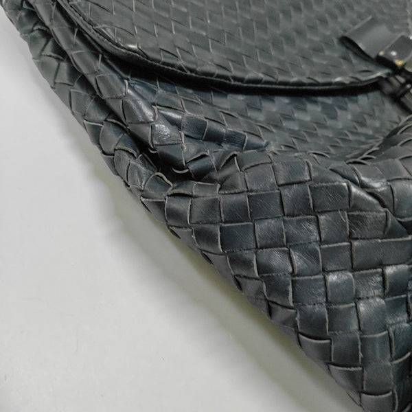 Calfskin Top Handle Bag Blue