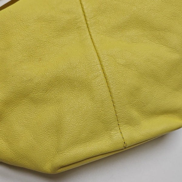 Double Knot Mini Calfskin Yellow
