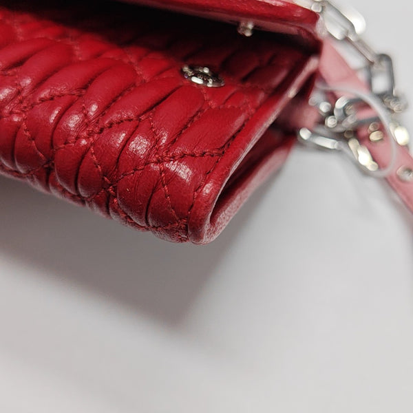 Quilted Lambskin Red