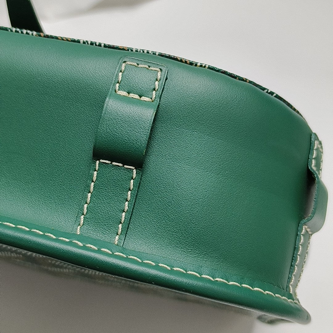 Belvedere Coated Canvas Green