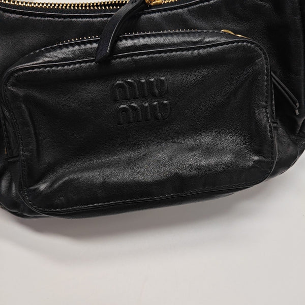 Lambskin Shoulder Bag Black