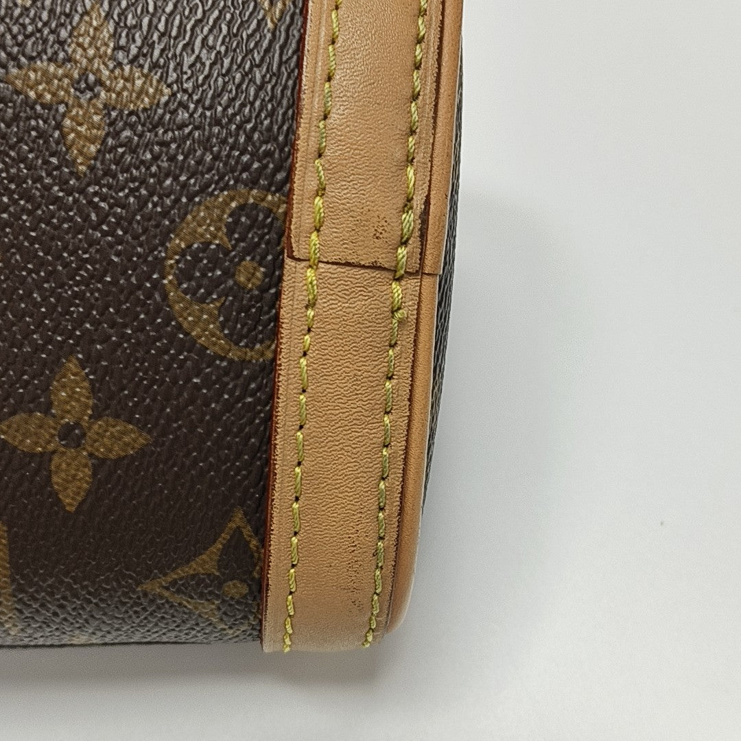 FOLD ME Monogram Coated Canvas Brown
