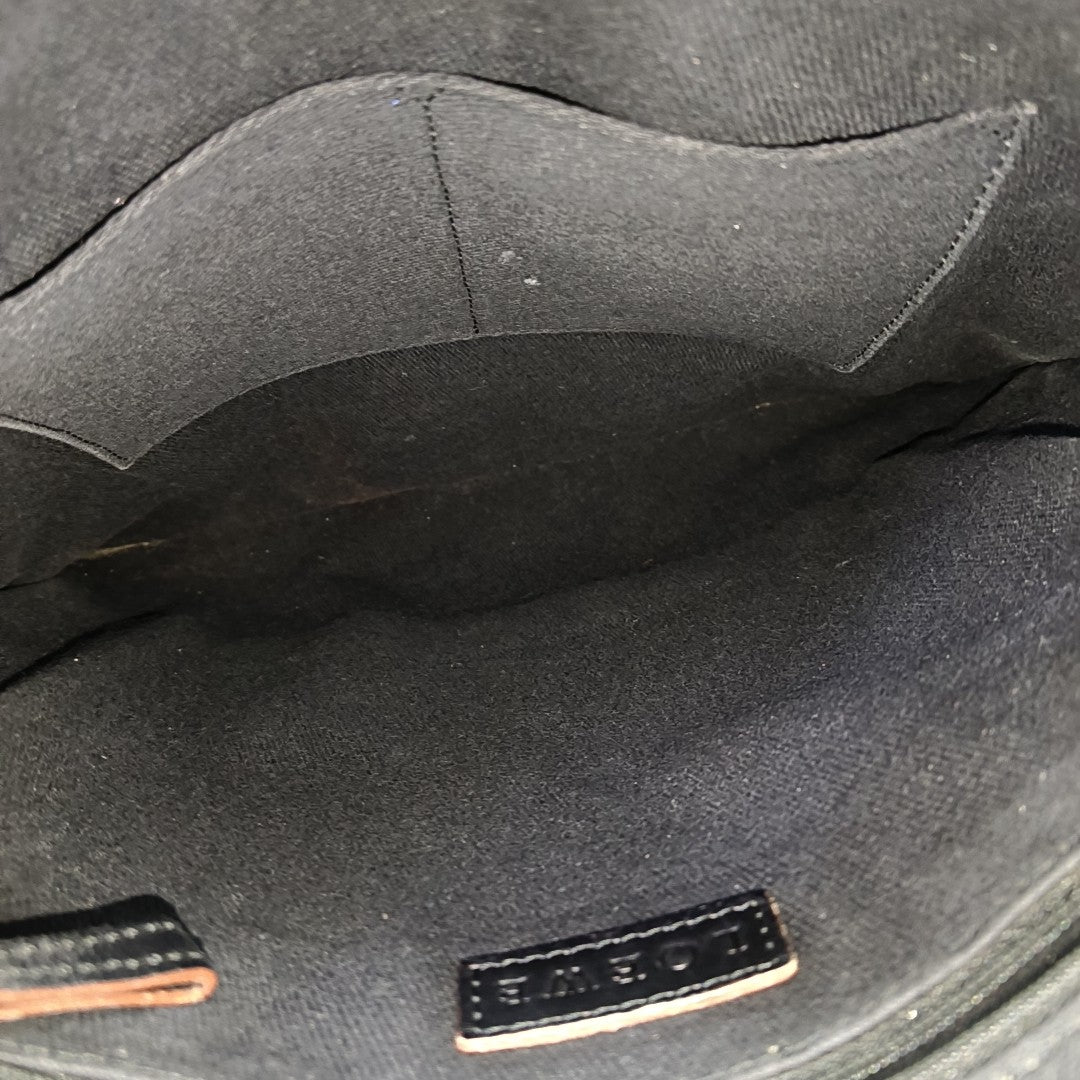 Canvas Top Handle Bag Black