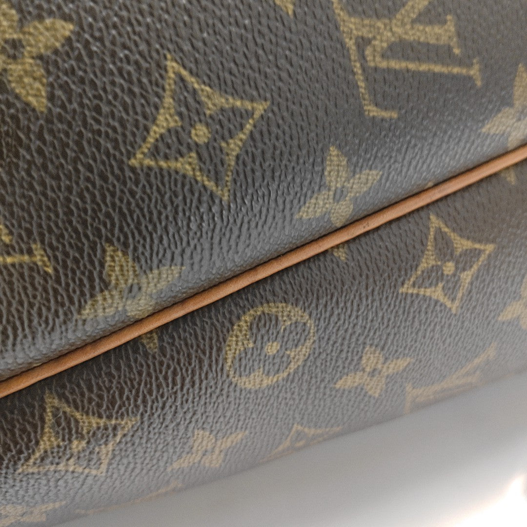 ALIZÉ Monogram Coated Canvas Brown
