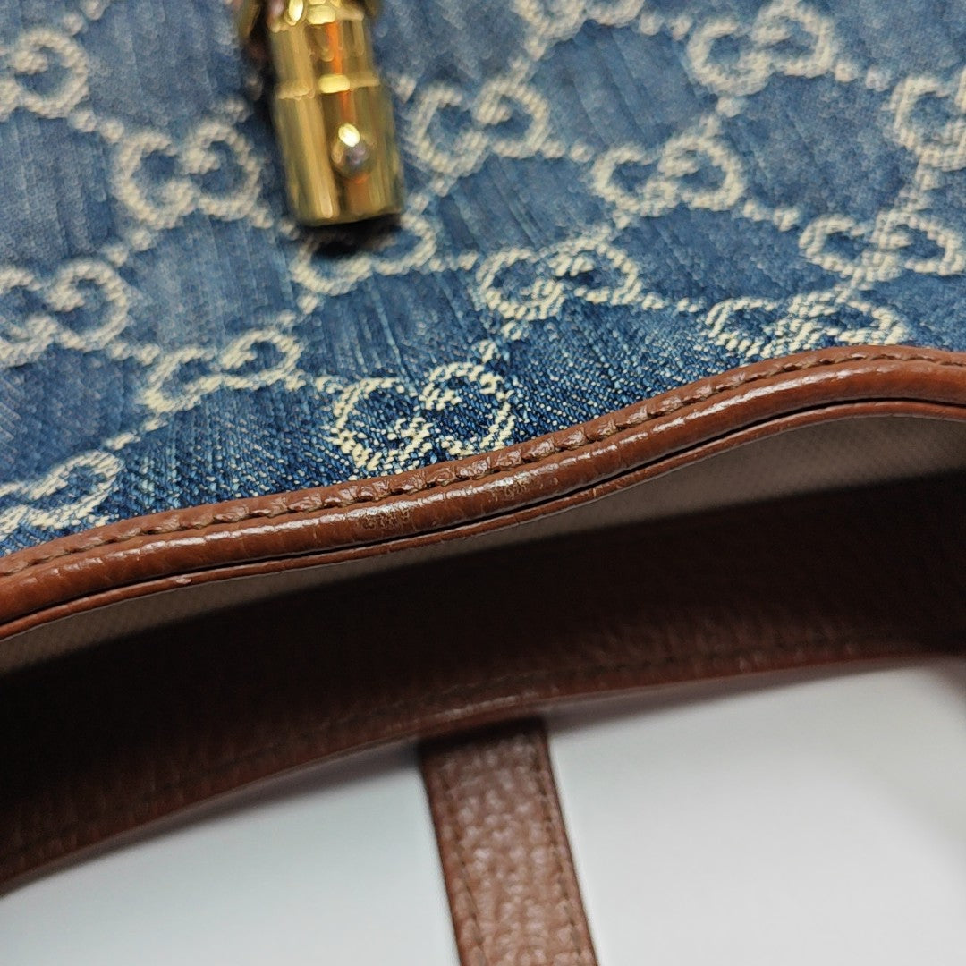 Jackie 1961 Mini Monogram Denim Blue