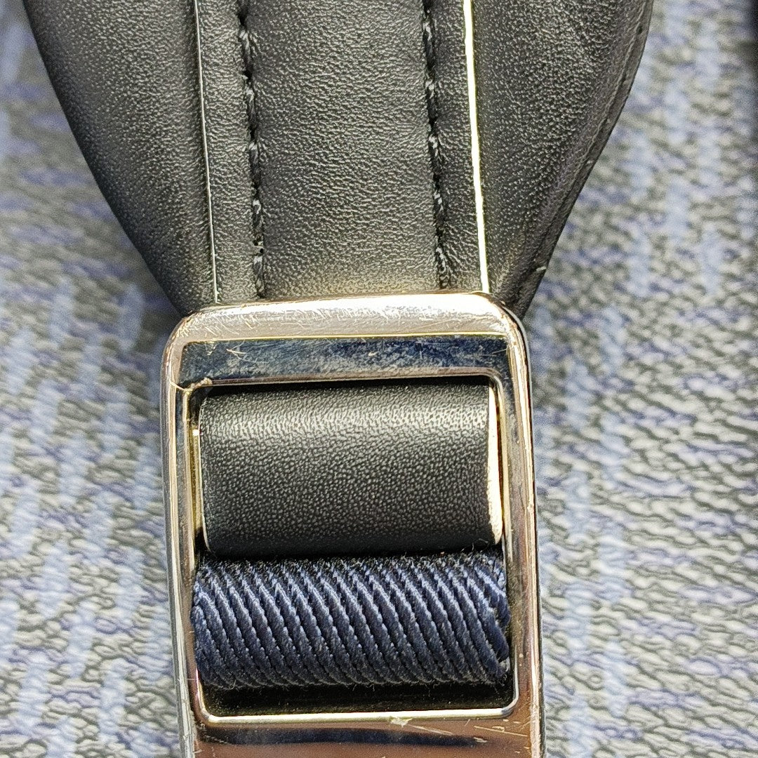 APOLLO Damier Coated Canvas Blue