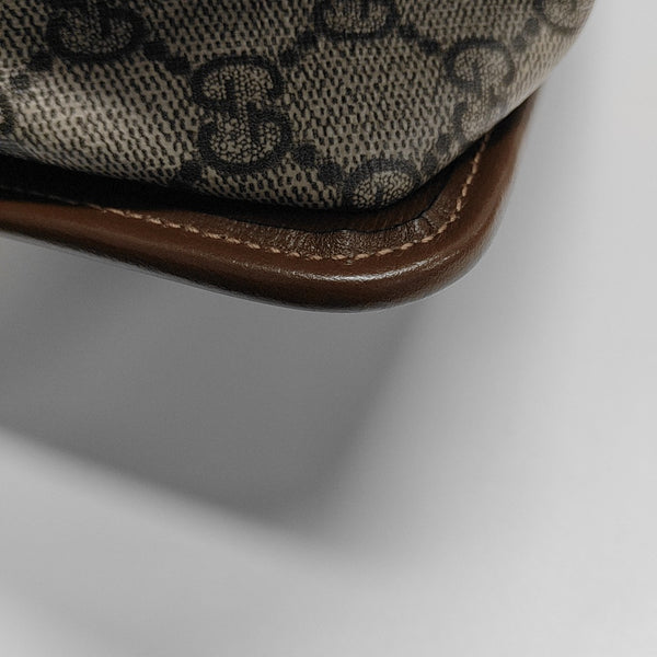 Bree Monogram Coated Canvas Beige