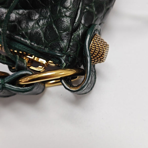 Le Cagole Small Calfskin Green