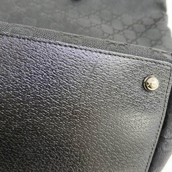 Monogram Canvas Tote Bag Black