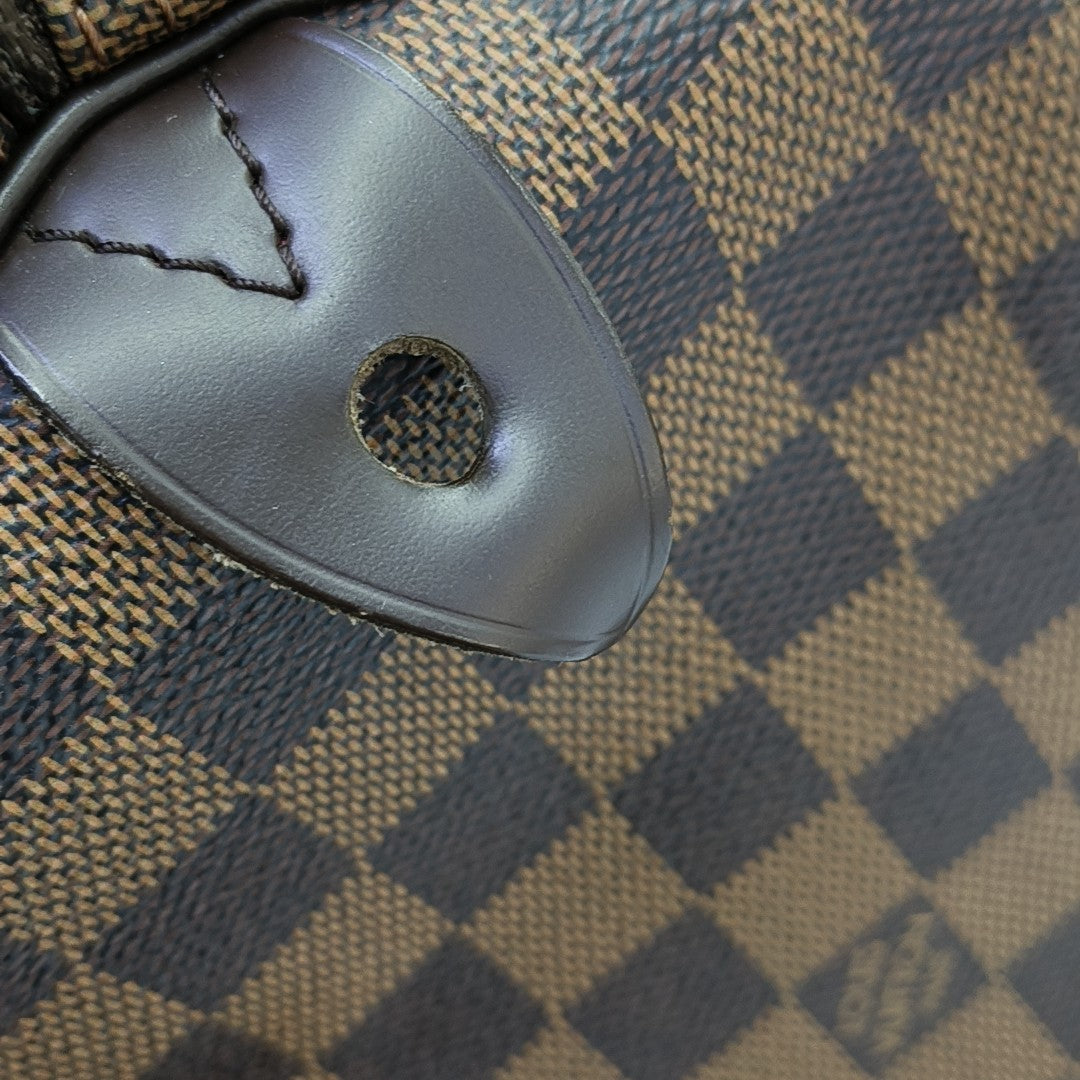 SPEEDY 30 Damier Ebene Coated Canvas Brown