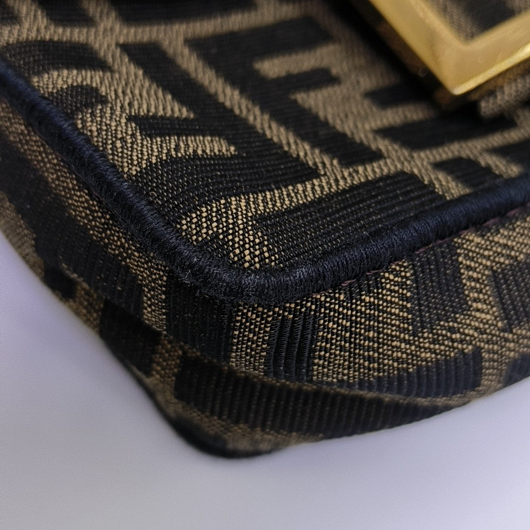 Baguette Mini Fabric Brown