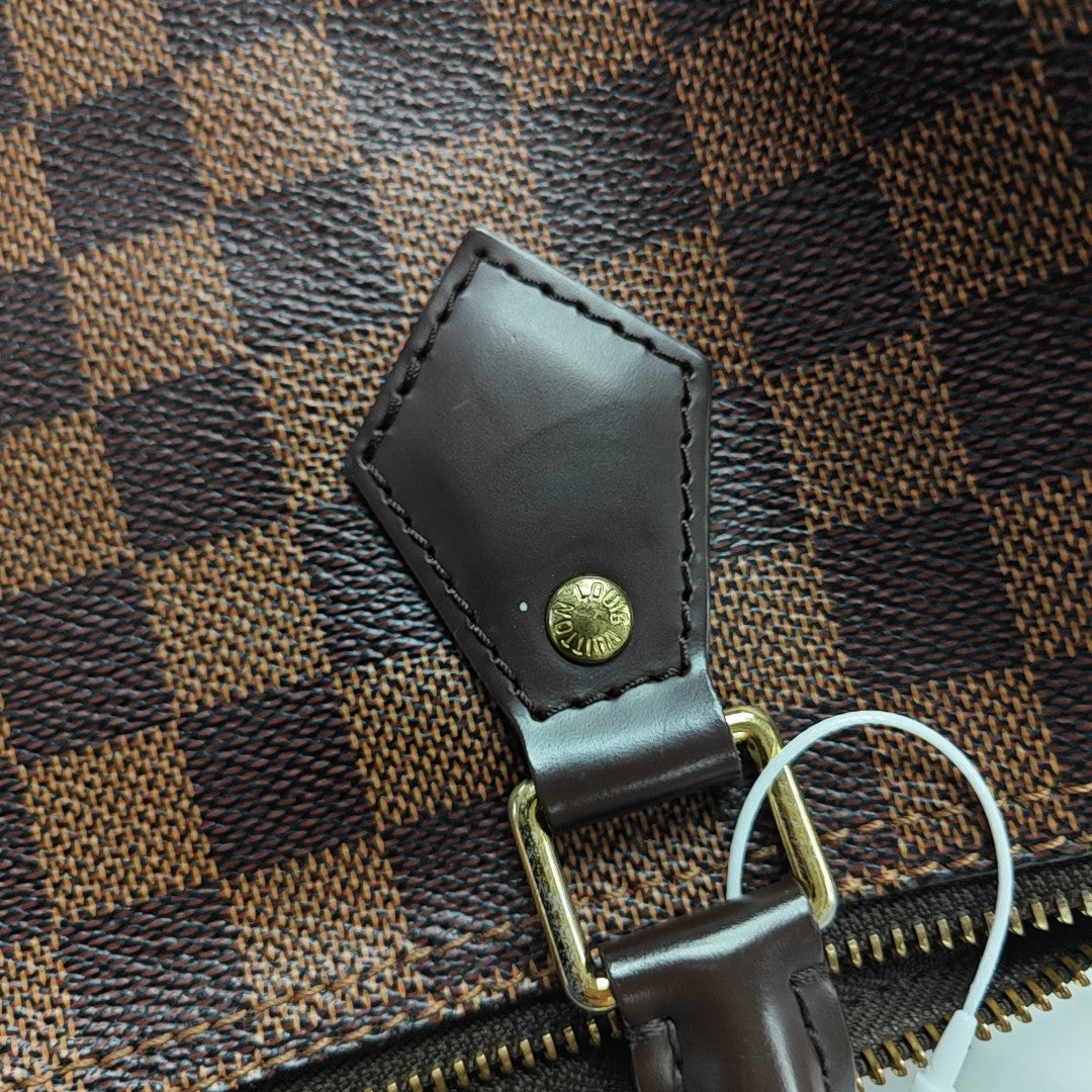 SPEEDY 25 Damier Ebene Coated Canvas Brown