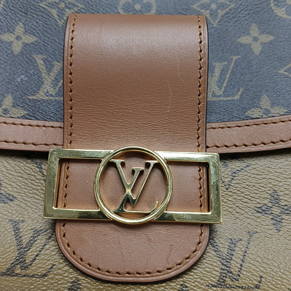 DAUPHINE MM Monogram Coated Canvas Brown
