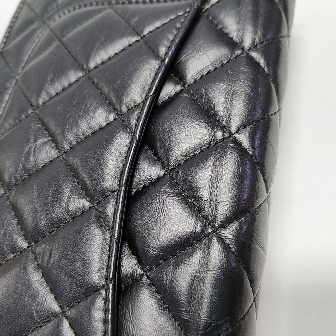 2.55 WOC Quilted Calfskin Black