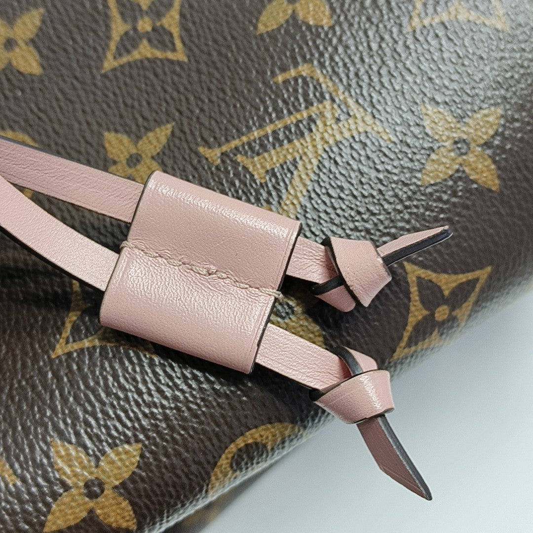 NÉONOÉ MM Monogram Coated Canvas Brown
