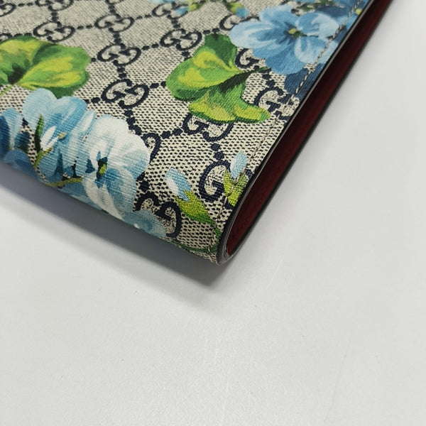 GG Blooms Coated Canvas Black