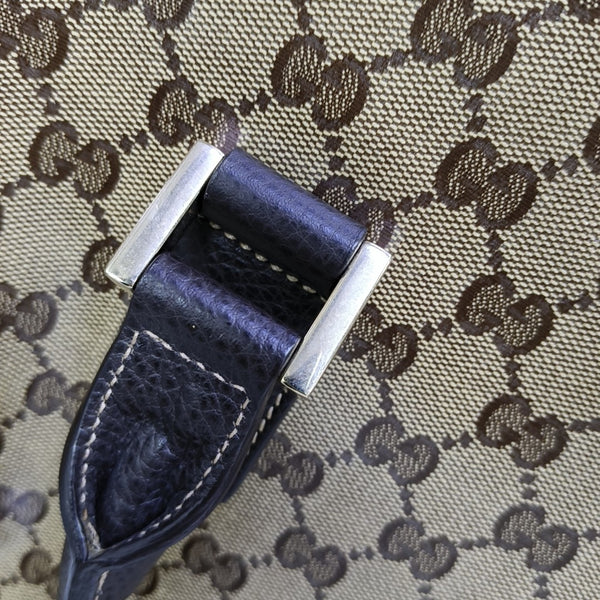 Monogram Coated Canvas Shoulder Bag Beige