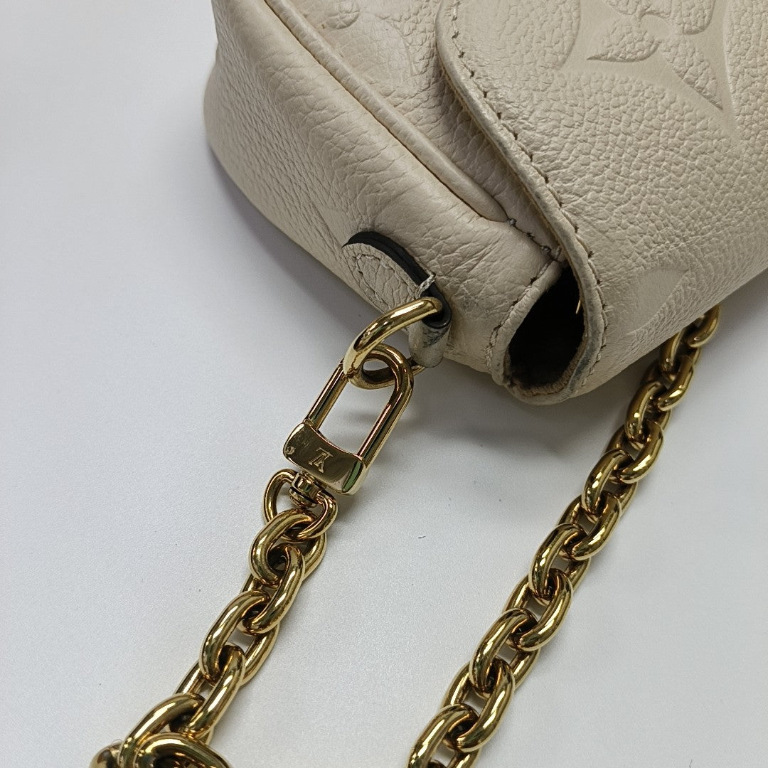IVY Monogram Calfskin Beige
