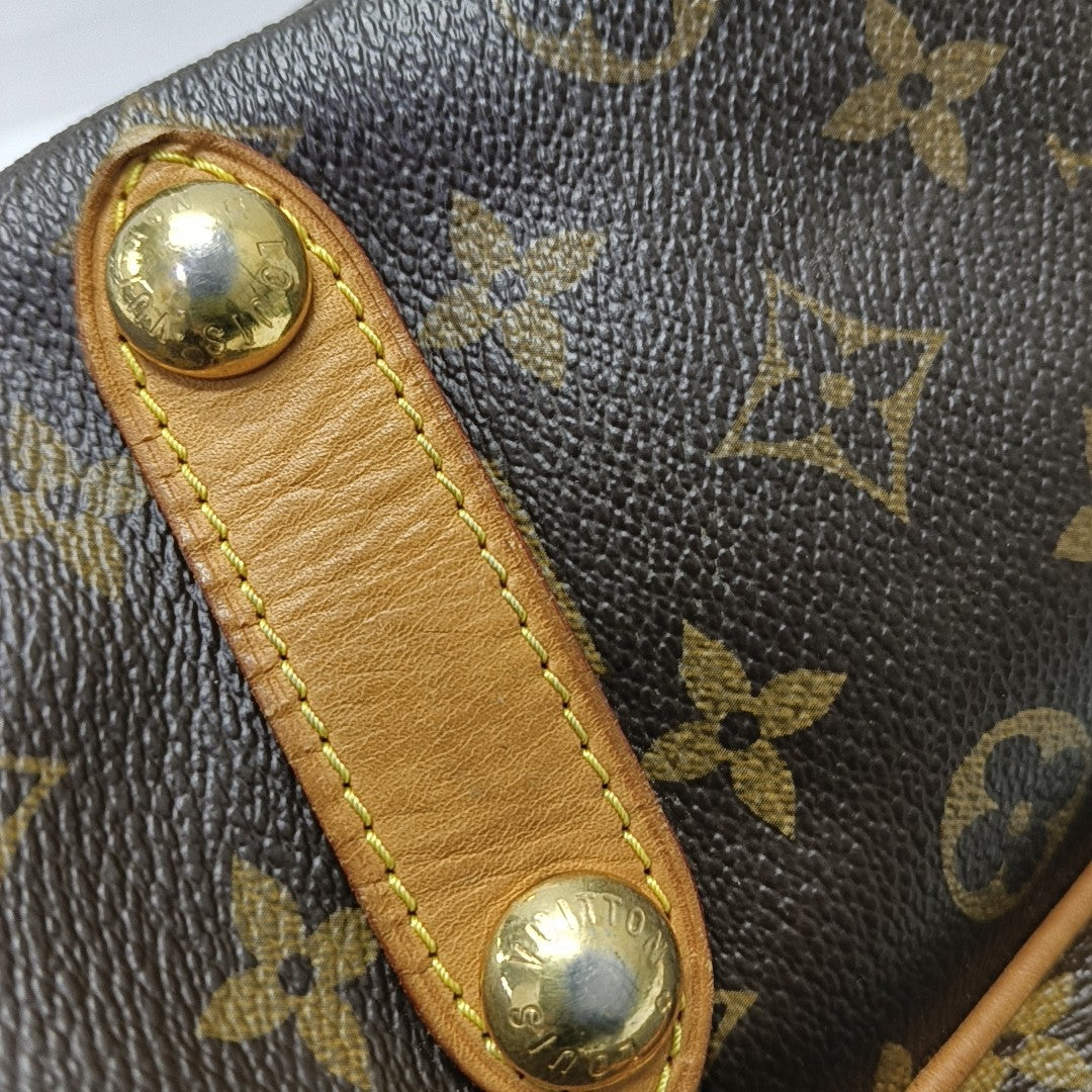 GALLIERA Monogram Coated Canvas Brown