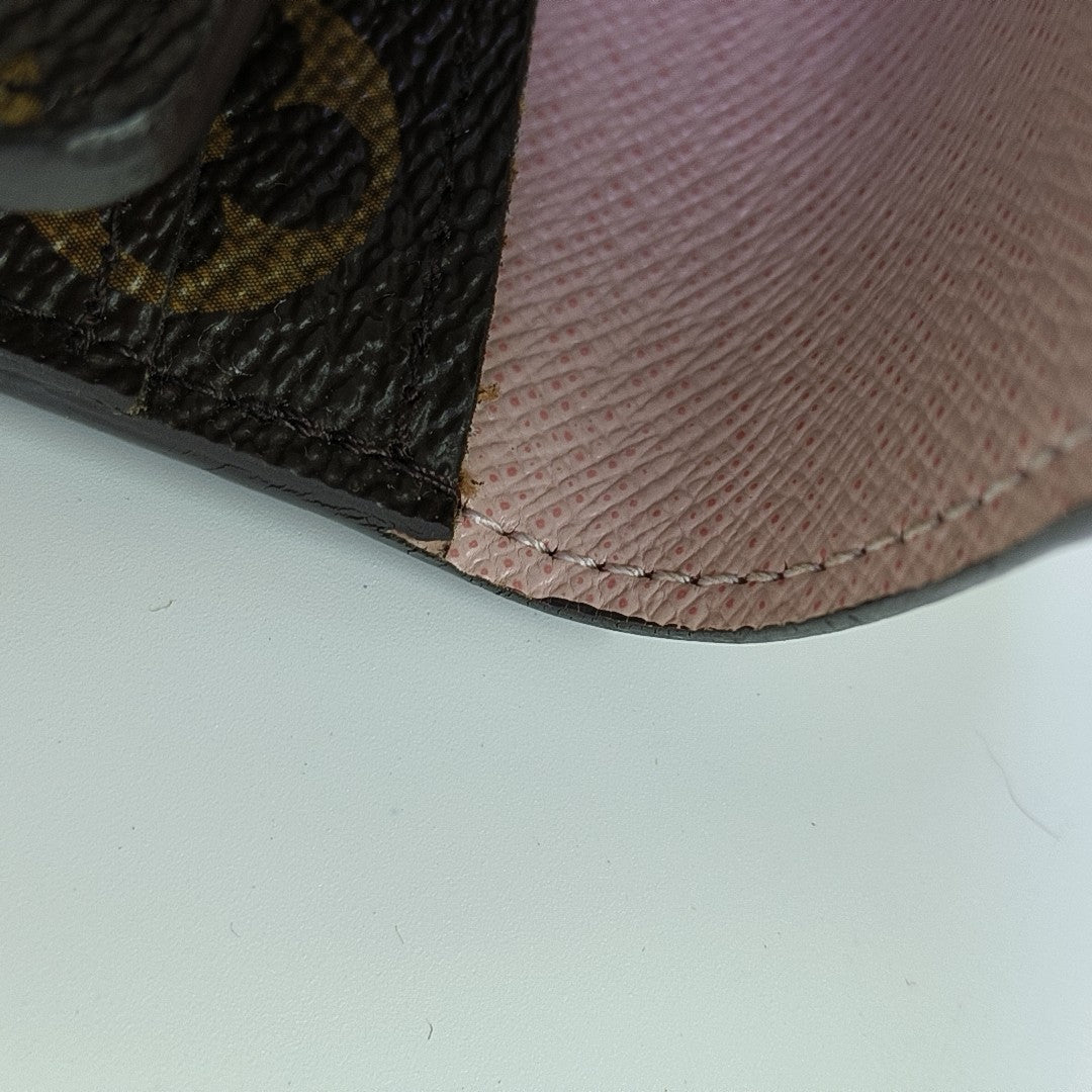 JOSÉPHINE Monogram Coated Canvas Brown Wallet