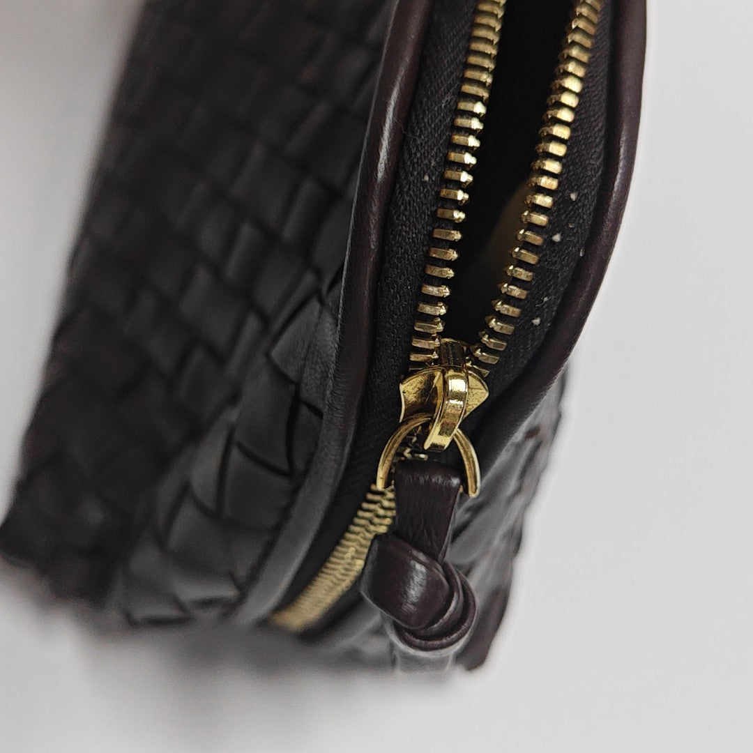 Lambskin Clutch Brown